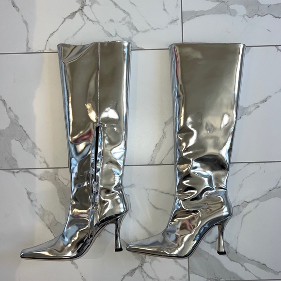 STAUD CAMI BOOT CHROME SILVER - Picture 13 of 16